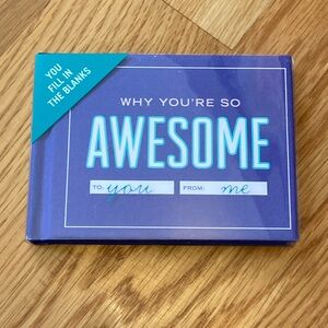 why you’re so awesome fill-in-the-blanks book